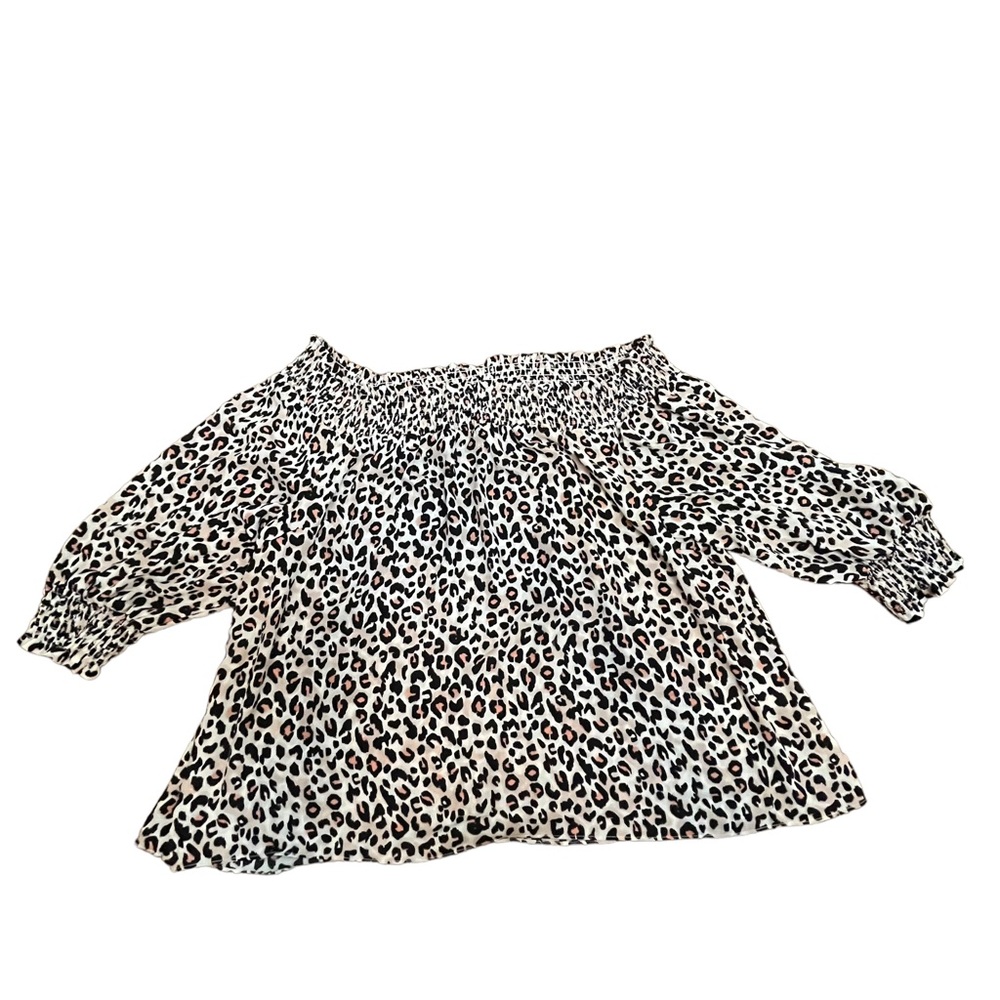 NWT City Chic Poise Top Cheetah Print Size 20 Women